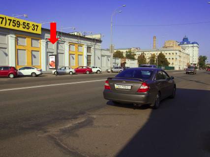 Ситилайт B в Киеве, 1.8x1.2  Набережно-Хрещатицька вул., 57 / вул. Ярославська, з центру фото 1
