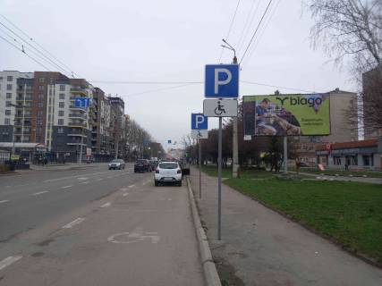 Билборд A в Ивано-Франковске, 3x6  Вовчинецька (Гагаріна) вул., навпроти АЗС "ОККО", у бік "METRO" фото 1