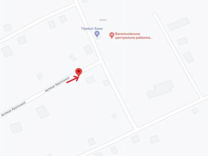 Билборд A в Васильковке, 3x6  смт Васильківка, Крупської вул. (колиш. Михайлівська вул.), 76 схема