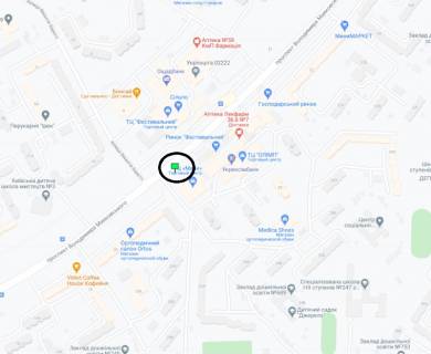 Призма A в Киеве просп. Червоної Калини (Володимира Маяковського)., 22 - 293920 схема