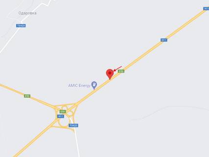 Билборд A в Одарівці, 6х3  М-30, км 917+317 (ліворуч), Рух до м. Кривий Ріг, перед постом ДАІ схема