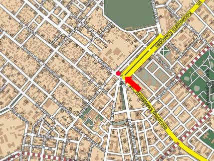 Билборд  в Одессе, 3x6  Георгія Липського вул. (Толбухіна). / Люстдорфська дорога, 27/44, біля супермаркету "Мегадом" схема