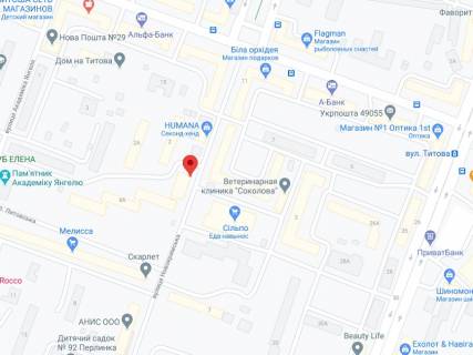Видеоборд A у Дніпро (Дніпропетровськ) Новокримська вул., 4к, аптека "Мед Сервіс", №Дп055, прайс за ролик 10 сек 1 вихід/5 хвилин, з 8:00-22:00. Розрахунок для інших параметрів трансляції уточнюйте у менеджера. - 301321 схема