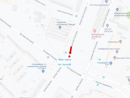 Билборд  в Киеве, 3x6  Сім'ї Сосніних вул. - Миколи Руденка бульвар (Кольцова бульвар), біля супермаркету "Ашан", на світлофорі схема