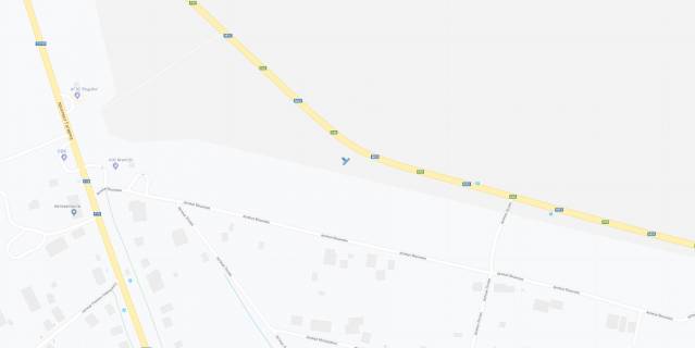 Билборд B в Харькове просп. Аерокосмічний (Гагаріна). - Окружна дорога №1, в'їзд зі сторони Безлюдовки схема