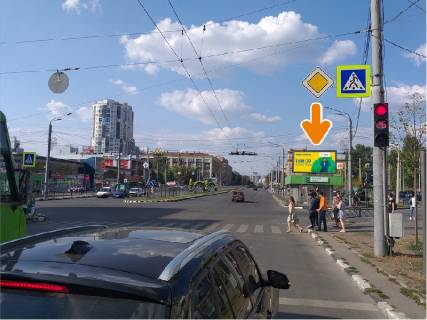 Видеоборд A в Харькове Науки просп. (Леніна просп.). - Культуры ул., из центра, стоимость за 60 выходов в час ролика длительностью - 8 сек. - 291669 фото 1