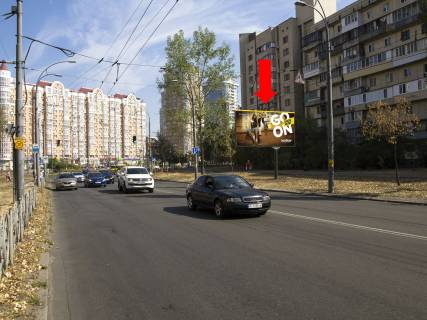 Билборд  в Киеве, 3x6  Тимошенко вул., 6, навпроти супермаркету "Екомаркет", в сторону ст.м. "Мінська" фото 1
