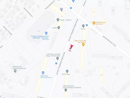 Ситилайт B в Харькове, 1.8x1.2  Гвардійців-Широнінців вул., 27 схема