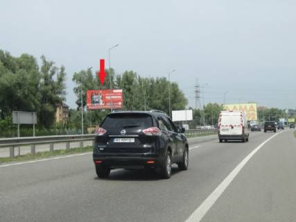 Билборд B в Киеве, 3x6  Новообухівська траса - шосе Дніпровське (шосе Дніпропетровське), перед АЗС "ОККО", в сторону м. Київ фото 1