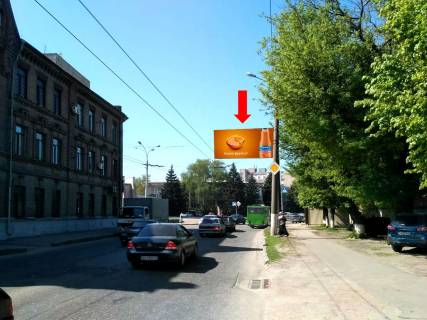 Билборд  в Харькове, 3x6  Б. Гончарівська вул., 33, в сторону Семінарської вул. фото 1