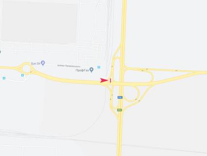 Билборд B в Белой Церкви, 3x6  виїзд із міста у бік Києва, шляхопровід схема