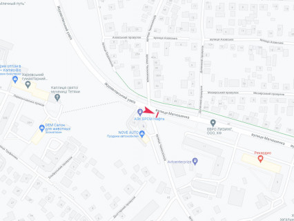 Билборд A в Харькове, 3x6  Матюшенка вул. - Петропавлівська (кол. Челюскінців) вул. схема