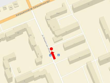 Билборд A в Ужгороде, 3x6  Легоцького вул., 7, в бік Капушанської вул. схема