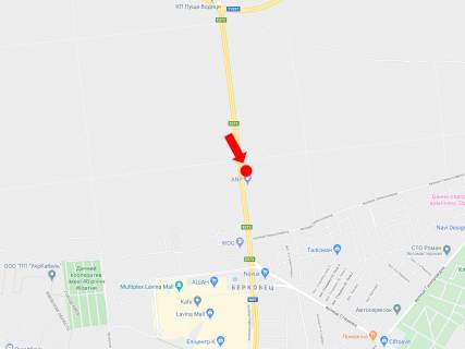 Билборд B в Киеве Міська вул., в сторону ТРЦ "Лавина", супермаркетів "Ашан", "Епіцентр" схема