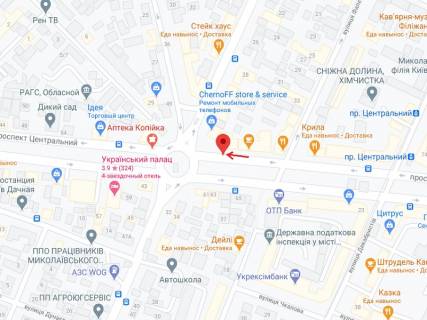 Ситилайт A в Николаеве Центральний просп. (Леніна просп.)., 68, третій схема