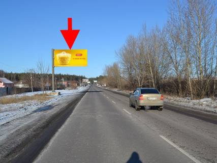 Билборд B в Васищеве, 3x6  Горішкова вул. - Північна вул., смт Васищеве, у бік м. Харків фото 1