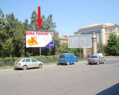 Билборд A в Кривом Роге, 3x6  Визволення пл. - Маркса пр., 48 фото 1