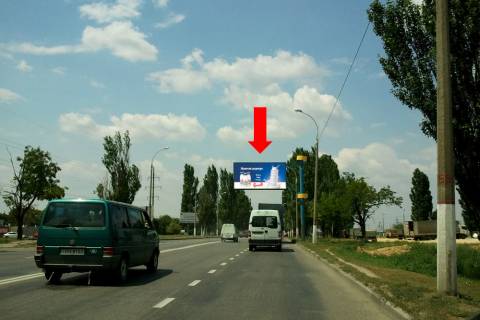 Билборд  в Херсоне, 3x6  Миколаївське шосе, біля авторинку, з центру (флажок) фото 1