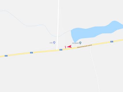 Билборд A в Томаковке, 3x6  смт Томаківка, в'їзд із Запоріжжя схема