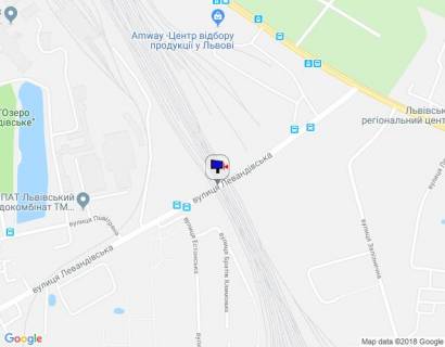 Билборд A в Львове Левандівська вул. схема