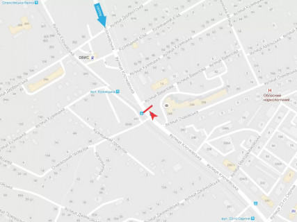 Ситилайт A в Харькове, 1.8x1.2  Клочківська вул., 244, зупинка "Гаспринського (кол. Вавилова) вул." схема