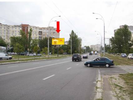 Билборд  в Киеве, 3x6  Героїв Дніпра вул., 18а, в сторону вул. Гайдай, Полярної фото 1
