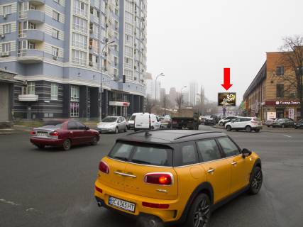 Video Billboard A in Kyiv, 2.3x3.14  Malevica st., 86 - st. Bajkova, na svitlofori, v storonu TC "Ocean plaza", st.m. "Libids'ka" - 456026 Photo 1