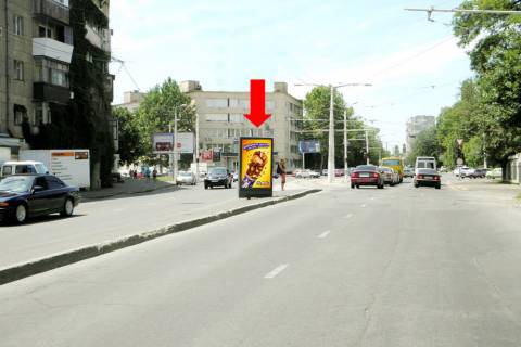 Ситилайт  в Одессе, 1.8x1.2  Лесі Українки просп. (Гагаріна  просп.). / Канатна вул., роздільник, до Сегедської вул. фото 1