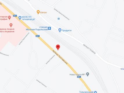 Видеоборд A в Могилев-Подольском Полтавська вул., 86, аптека "Конекс", прайс за ролик 10 сек 1 вихід/5 хвилин, на двосторонньому екрані, від 144 виходів на день. Розрахунок для інших параметрів трансляції уточнюйте у менеджера. - 301452 схема