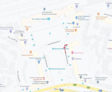 Скроллер A в Днепр (Днепропетровск), 3.14х2.32  пл. Вокзальна, 2 - 291185 схема
