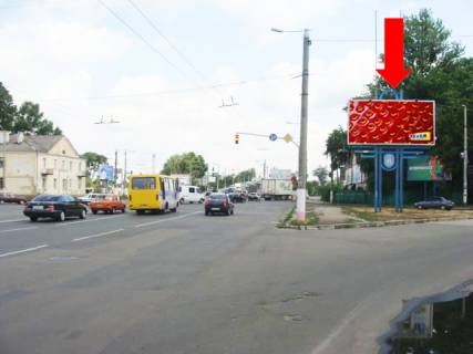 Prismatron, Prism  in Zhytomyr, 3x6  Kiivs'ka st. / Petluri st. (kol. Borodia st.), bila avtovokzalu, na svitlofori, z centru - 446578 Photo 1