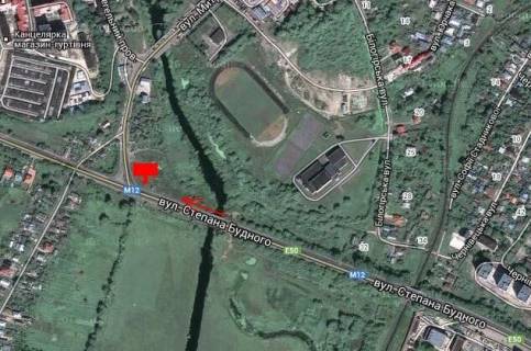 Билборд A в Тернополе, 3x6  Будного вул., поворот на центральний ринок схема