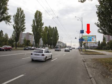 Билборд A в Киеве Драйзера ул. - Маяковского пр., кинотеатр "Флоренция", в сторону просп. Червоної Калини (Володимира Маяковського) фото 1
