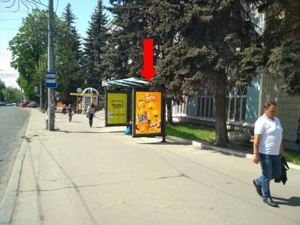 Ситилайт A в Ровно, 1.8x1.2  Соборна вул., 10 / Княгині Ольги вул., зупинка, в центр, A1 фото 1