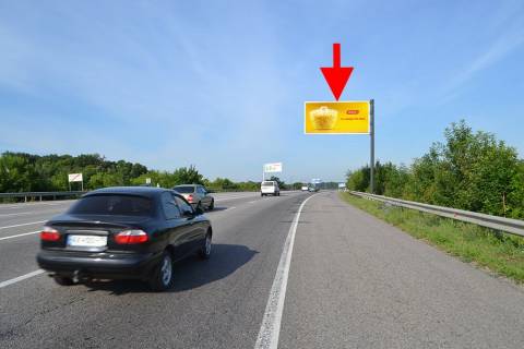 Билборд A в Песочине, 3x6  Полтавське шосе, с. Пісочин, Автомобільна вул., (4), з центру фото 1