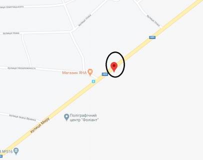 Билборд  в Ивано-Франковске, 3x6  Крихівецька вул., (7), виїзд із міста схема