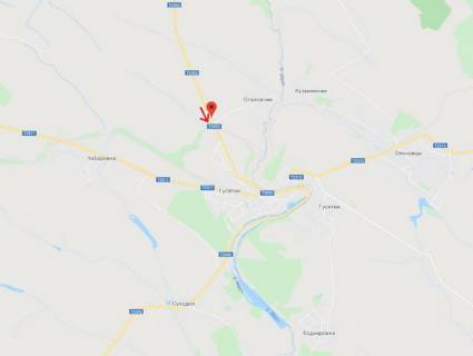 Билборд B в Гусятине, 3x6  смт Гусятин, з боку Личківців схема