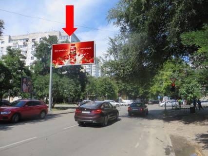 Білборд, Бігборд (Борд)   у Одесі, 3x6  Академічна вул. (кол. Піонерська вул.), 16А / Добровольців вул. (Маршала Говорова)., в бік Фонтанської дороги Фото 1