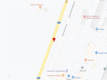 Призма A в Киеве Мінський пр., 6, з центру - 214677 схема
