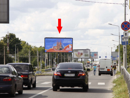 Билборд B в Харькове, 3x6  Клочківська вул. - Монтажна вул., з центру фото 1