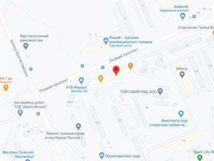 Видеоборд A в Киеве Лісовий пр., 6, аптека "Вітамін", прайс за ролик 10 сек 1 вихід/5 хвилин, на двосторонньому екрані, від 144 виходів на день. Розрахунок для інших параметрів трансляції уточнюйте у менеджера. - 301194 схема