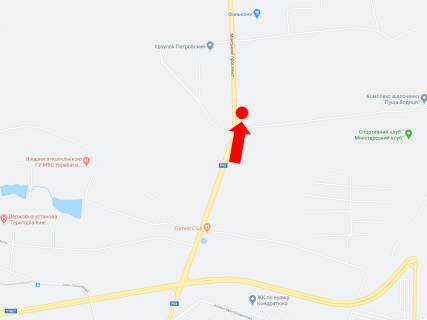 Билборд A в Киеве, 3x6  просп. Литовський (Мінський) - 500 м. від ресторану "Forrest Club", з Києва схема