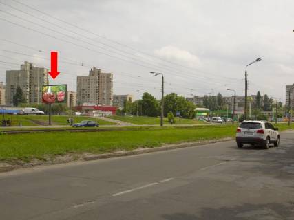 Билборд  в Киеве, 3x6  Симиренка вул., 17 - вул.Сім'ї Сосніних, біля супермаркету "Ашан", в сторону супермаркету "Сільпо" фото 1