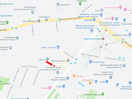 Бэклайт  в Харькове, 2.3x3.14  Хмельницького вул., 32, в сторону Кінного ринку, вул. Молочної схема