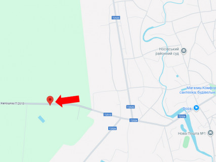 Білборд, Бігборд (Борд)  B у Носівці, 3x6  Ніжинський шлях схема