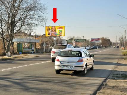 Билборд  в Борисполе, 3x6  Київський Шлях вул., зупинка "Комсомольське озеро", в бік м. Київ фото 1
