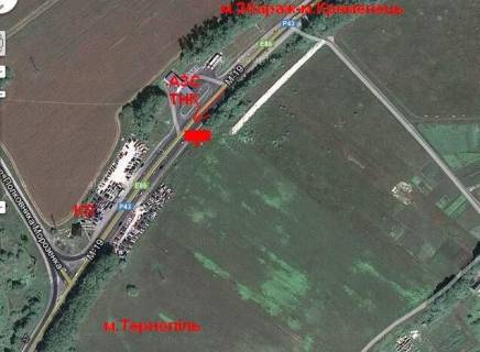 Билборд B в Траса, 3x6  Траса Тернопіль-Кременець, (1), в місто схема