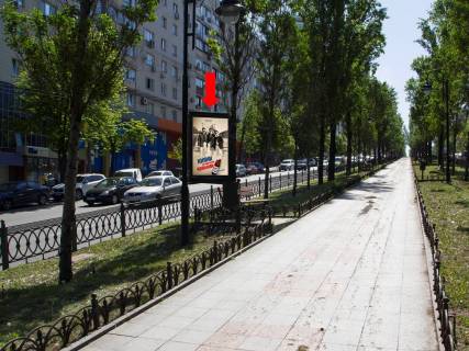 Ситилайт  в Киеве, 1.8x1.2  Українки бул., 3, в сторону пл. Л. Українки фото 1