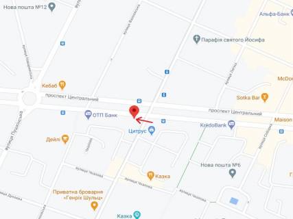 Сiтiлайт B у Миколаєві Центральний просп. (Леніна просп.)., 23 - Захисників Миколаєва вул. (Декабристів)  схема