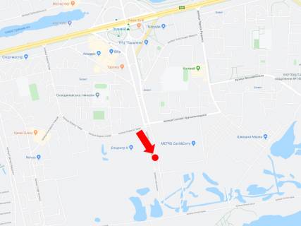 Білборд, Бігборд (Борд)   у Києві, 3x6  Григоренко пр. 40, роздільник, навпроти супермаркетів "Епіцентр", "Metro", в сторону вул. Колекторної схема